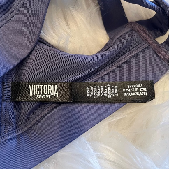 NWOT VICTORIA SECRET SPORT BLUE ACTIVE SPORTS BRA SIZE S - Picture 9 of 10